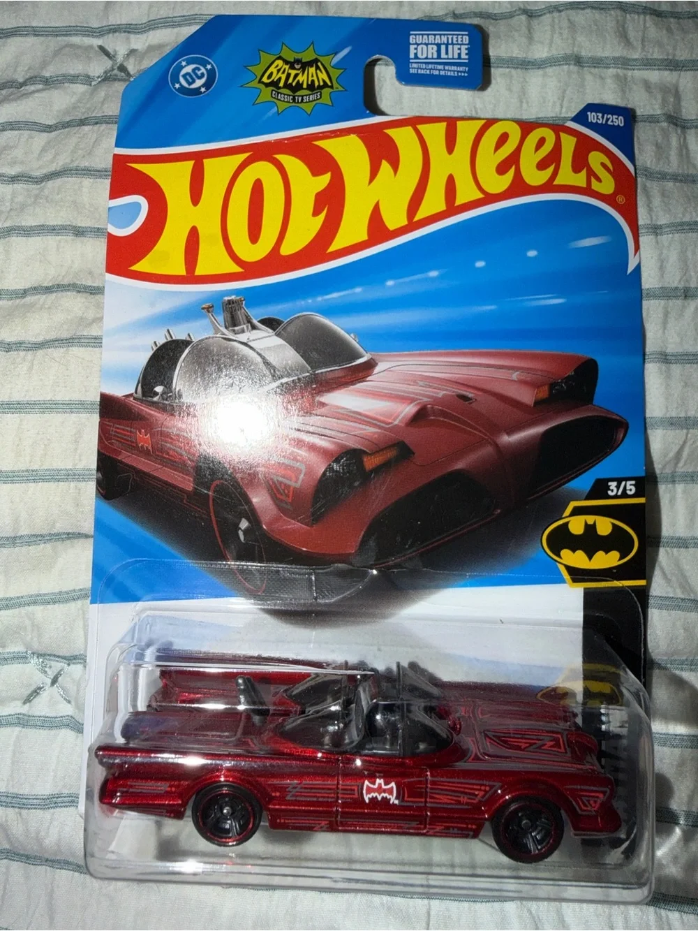 Batman Red Classic Batmobile/2 cars